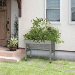 VegTrug WallHugger Small - Grey Wash (FSC 100%) -Elho Shop 1028265 2