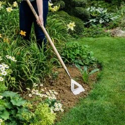 Kent & Stowe Stainless Steel Long Handled Dutch Hoe -Elho Shop 1031058 2