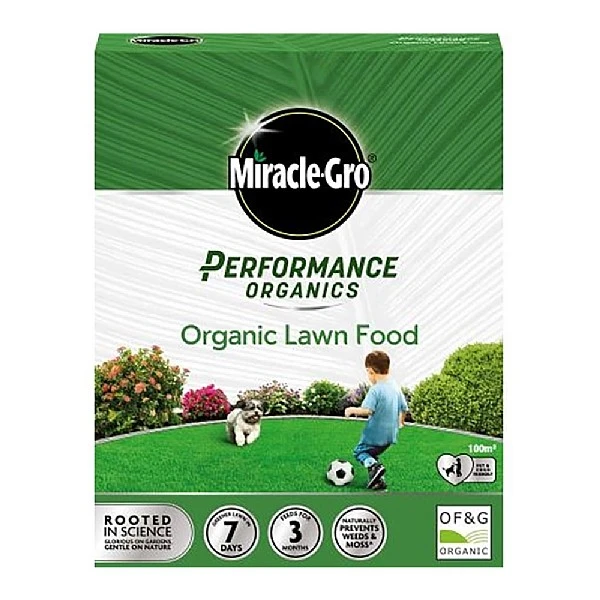 Miracle-Gro Performance Organics Lawn Food 100m2 3 Miracle-Gro Performance Organics Lawn Food 100m2