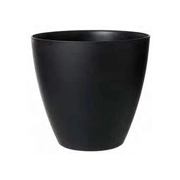 Stewart Garden 53cm Basalt Tall Round Planter - Black 4 Stewart Garden 53cm Basalt Tall Round Planter - Black - Image 2