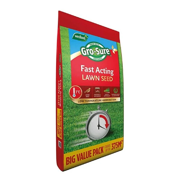 Westland Gro-sure Fast Acting Lawn Seed 375m2 3 Westland Gro-sure Fast Acting Lawn Seed 375m2