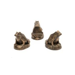 Jardinopia Plant Pot Feet Bronze Frog - Set Of 3 -Elho Shop 1177294 3