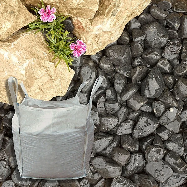 Onyx Black Cobbles Bulk Bag 3 Onyx Black Cobbles Bulk Bag