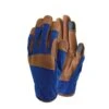 Town & Country Premium Synthetic Leather Blue Gloves Medium 2 Town & Country Premium Synthetic Leather Blue Gloves Medium -Elho Shop 331994