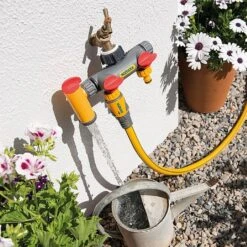 Hozelock Flowmax 3-Way Tap Connector -Elho Shop 924990 2