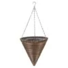 Smart Garden Chestnut Faux Rattan Hanging Cone - 14'' -Elho Shop 925353