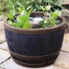 Blenheim Half Barrel Planter 40cm Copper -Elho Shop 934026