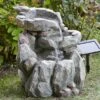 Smart Solar Rock Falls Solar Fountain -Elho Shop 945202