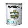 Ronseal Garden Paint White Ash 750ml -Elho Shop 945481
