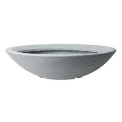 Stewart Garden Varese Low Bowl Planter 60cm - Alpine Grey -Elho Shop 975846 1