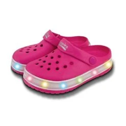 Town & Country Kids Eva Light Up Cloggies Pink