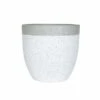 Apta Granito Two Tone White Rim Grey Body Planter -Elho Shop GRAN2TONE