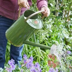 Smart Garden 9L Galvanised Steel Watering Can - Various Colours -Elho Shop LRGWTRCAN 5