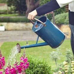 Smart Garden 9L Galvanised Steel Watering Can - Various Colours -Elho Shop LRGWTRCAN 6